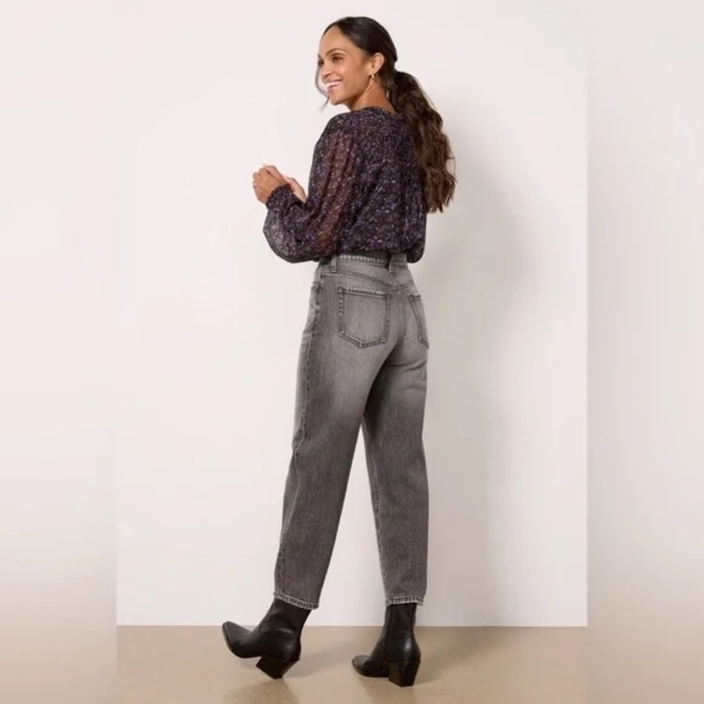 Ever Vintage Barrel Leg - Black Wash